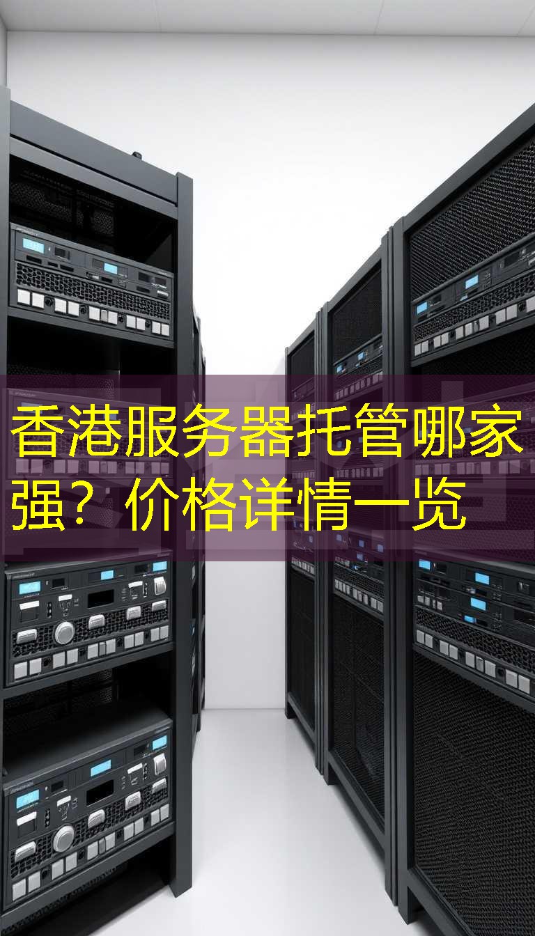 香港服务器托管哪家强？价格详情一览