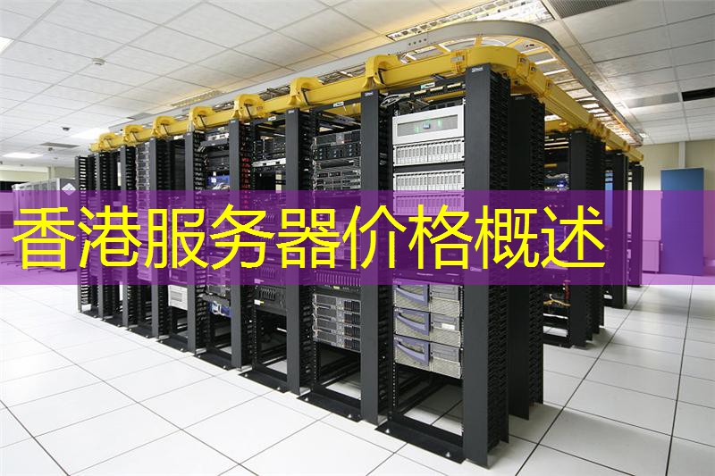 香港服务器价格概述