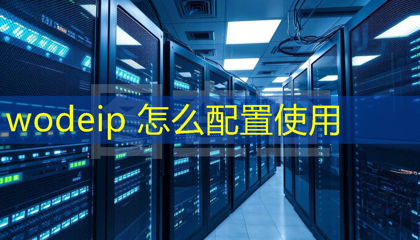 wodeip 怎么配置使用